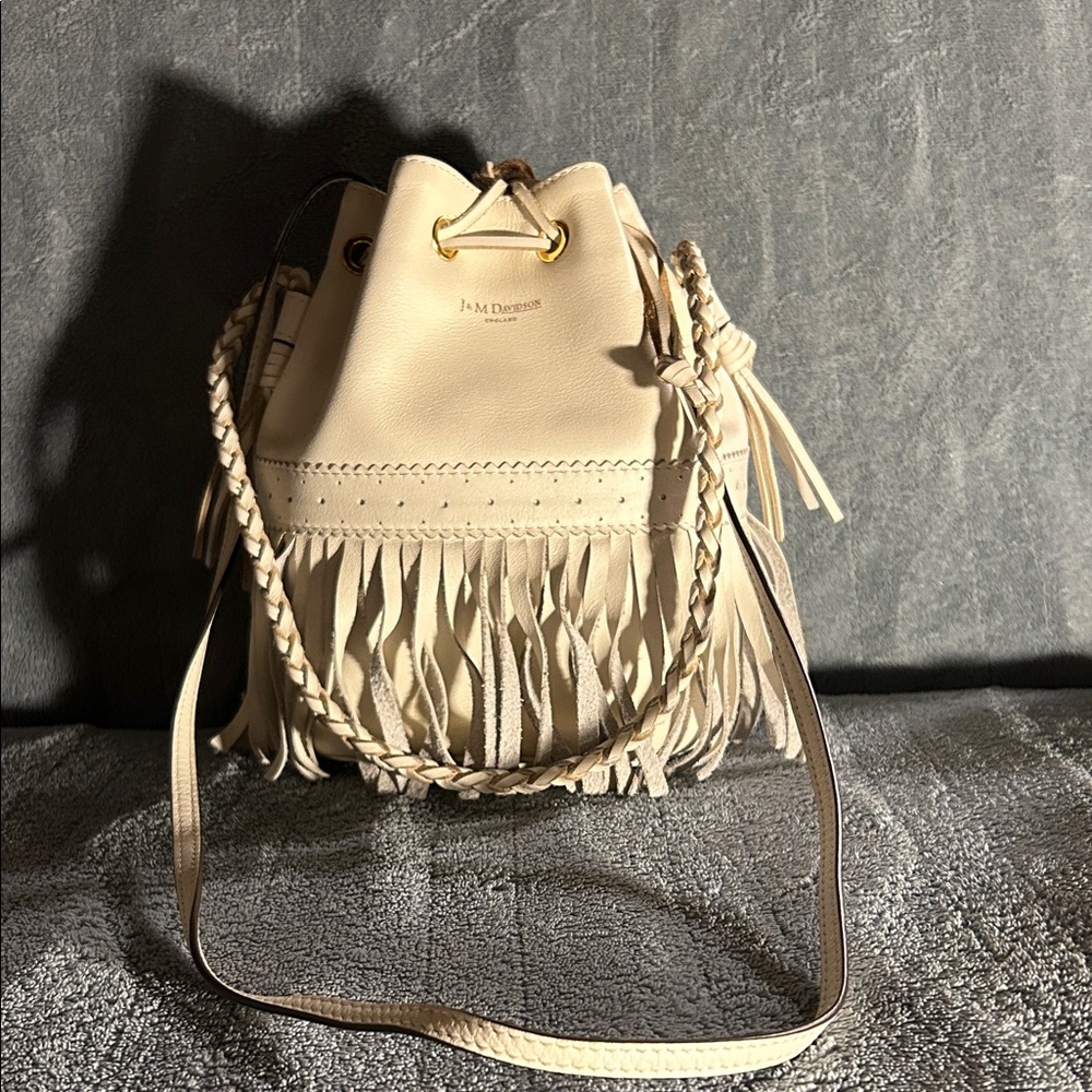 J&M Davidson Leather Bucket Bag